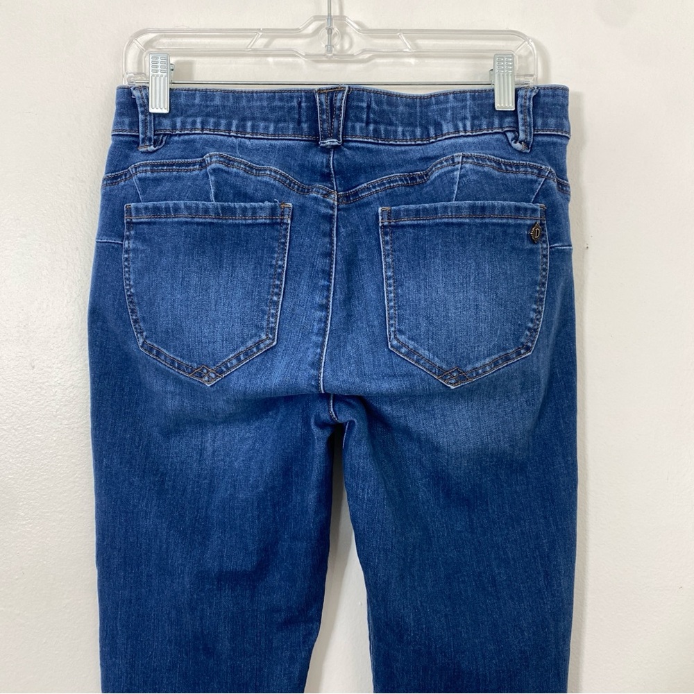 Democracy Womens Ab Solution Jeans Size 8 Medium Wash Skinny Mid Rise - Picture 3 of 6